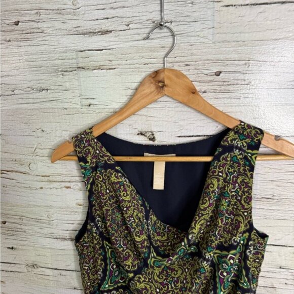 Banana Republic Black and Green Sheath Mini Dress size 4 - Picture 3 of 7